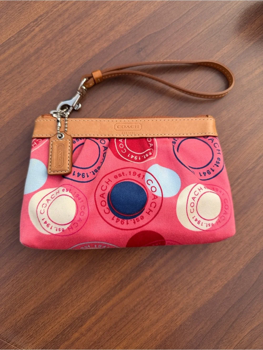 Coach euc wristlet